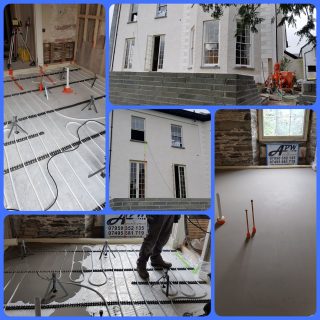 Liquid Screed Upstairs Bathroom