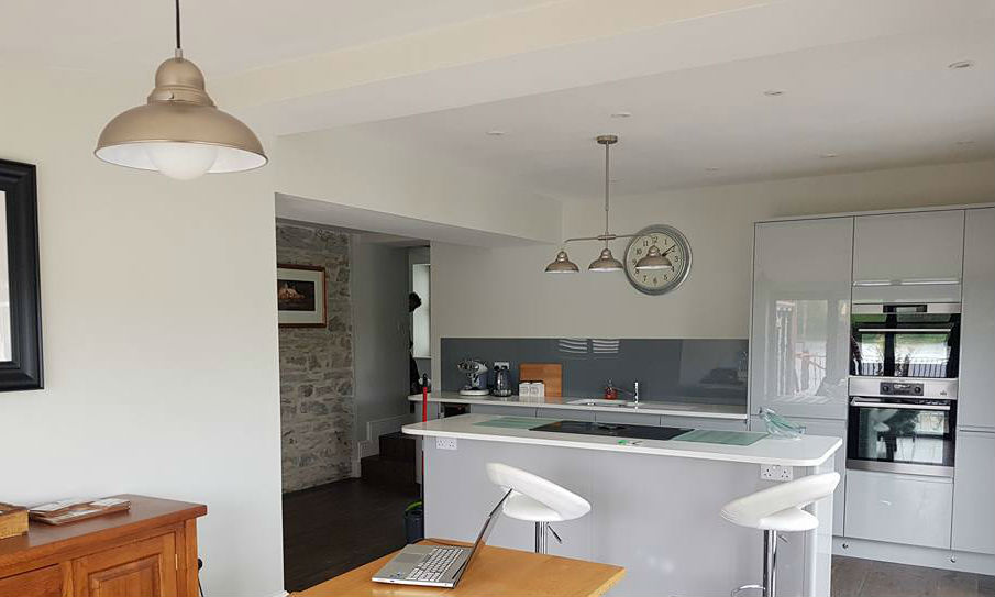 Spray Plastering – Full House Renovation St Dogmaels, Pembrokeshire