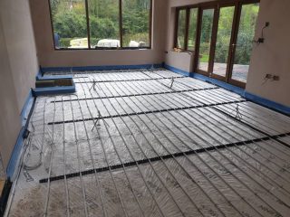 fast set liquid screed west wales