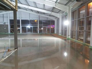 commercial liquid screed warehouse floor Wales