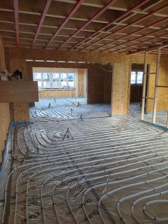 Cemfloor screed underfloor heating Carmarthen